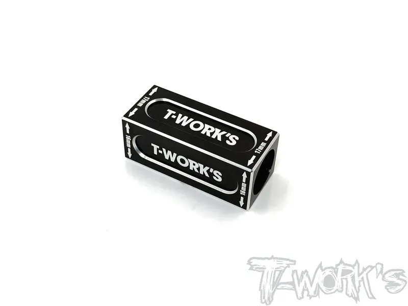 Tt-074Bk	16/17Mm  Anti Tweak Block ( For Xray T4 2020) Black 1