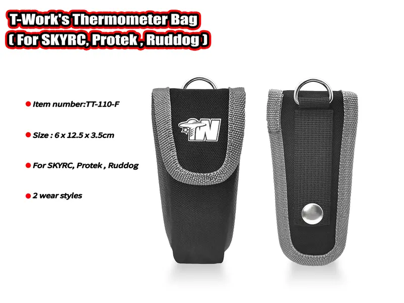 Tt-110-F   T-Work's Thermometer Bag   ( Skyrc, Protek , Ruddog ) 1