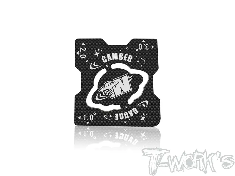 Tt-131-A   1/8 & 1/10 Buggy Carbon-Faced Camber Gauge ( 1-3 Degree ) 1