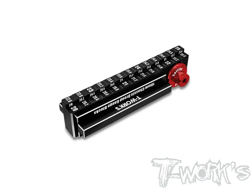 Tt-132   T-Work's 1/10 On-Road Touring Car Droop Gauge And Wheel Set 1