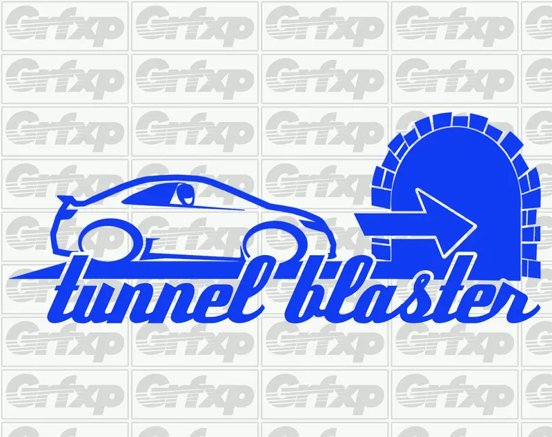 Tunnel Blaster Sticker 1