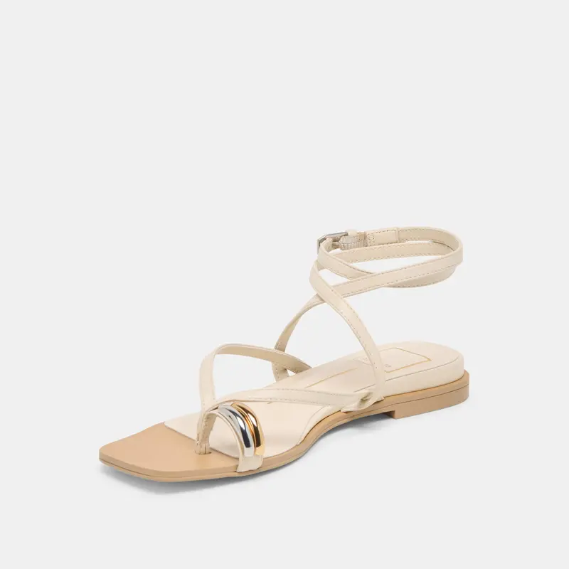 Tyrice Sandals Bone Leather 4