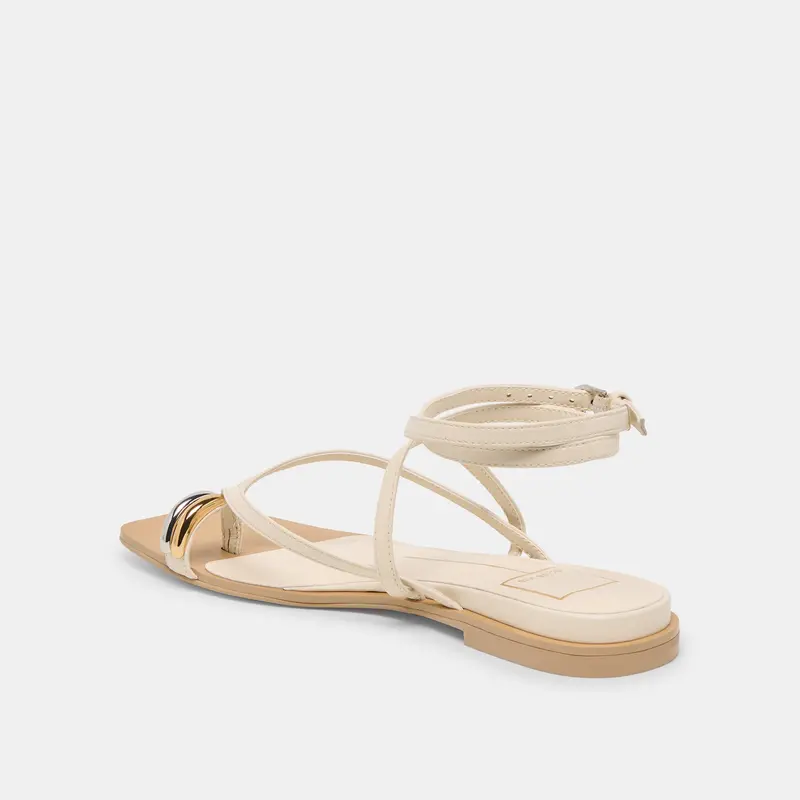Tyrice Sandals Bone Leather 5