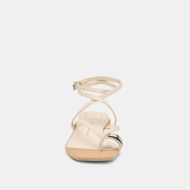 Tyrice Sandals Bone Leather 6