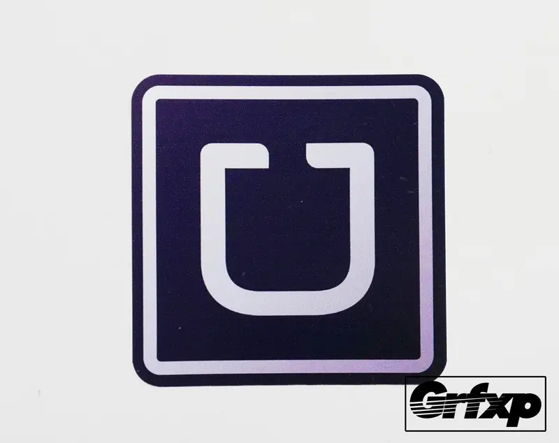 Uber Printed Sticker 1