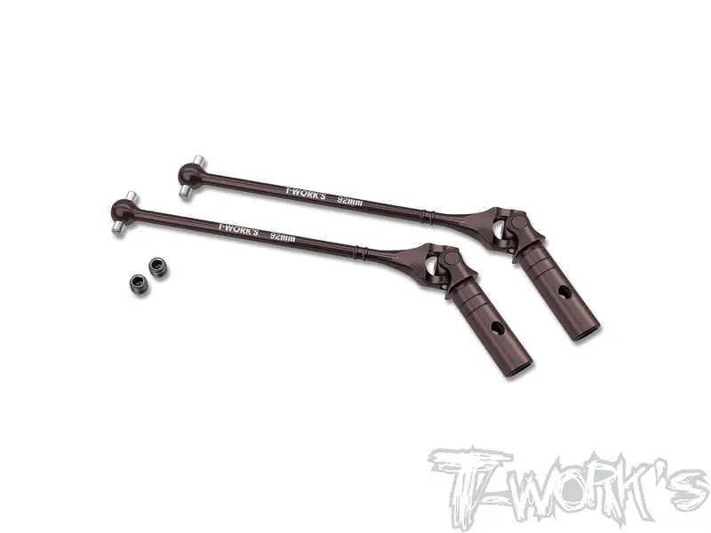 Uj-Rc8b4.1   Steel Front Universal Joint Set 92Mm ( For Team Assoicated Rc8 B4.1 ) 2Pcs. 1