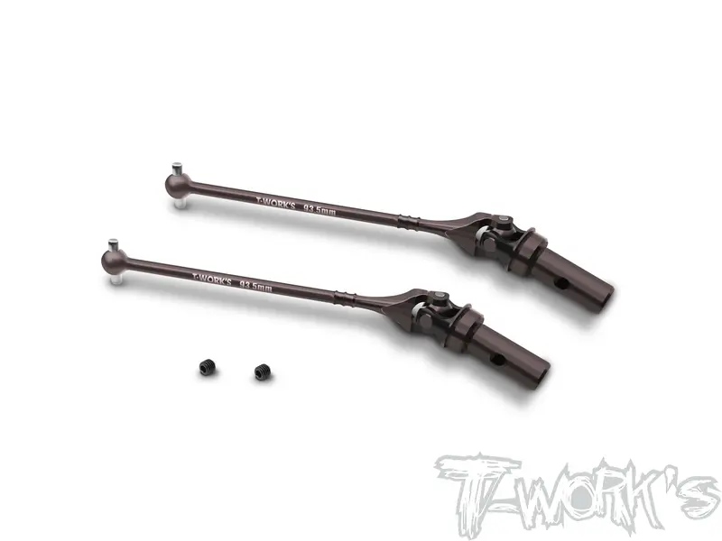 Uj-Tekno-93.5   Steel Rear Universal Joint Set 93.5Mm ( For Tekno Nb/Eb48 2.2 ) 2Pcs. 1