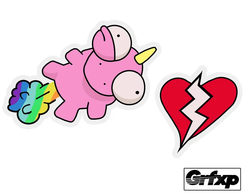 Unicorn Gun Printed Sticker Pack (From Black Ops 4) 1