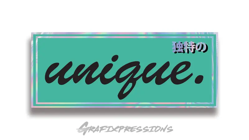 Unique. Printed Slap 1
