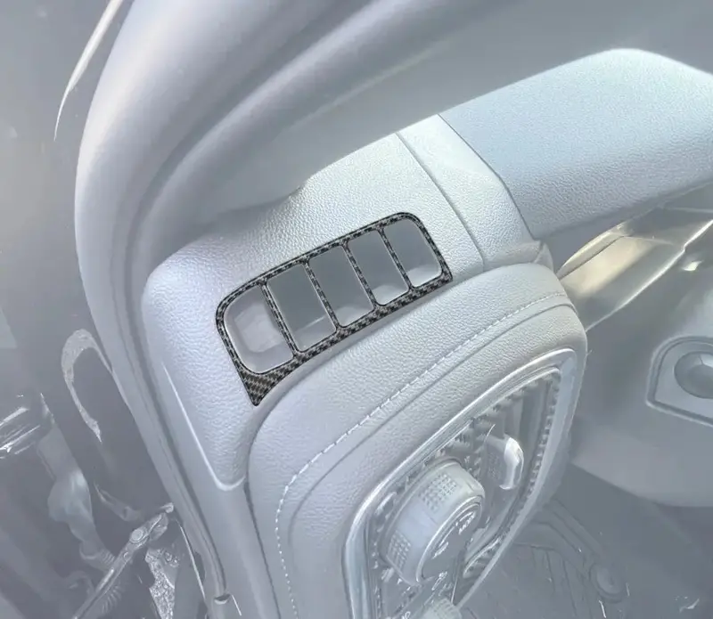 Upper A/C Vent Accent Overlays Fits 2019-2021 Chevrolet Silverado 1