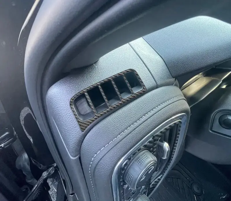 Upper A/C Vent Accent Overlays Fits 2019-2021 Chevrolet Silverado 2