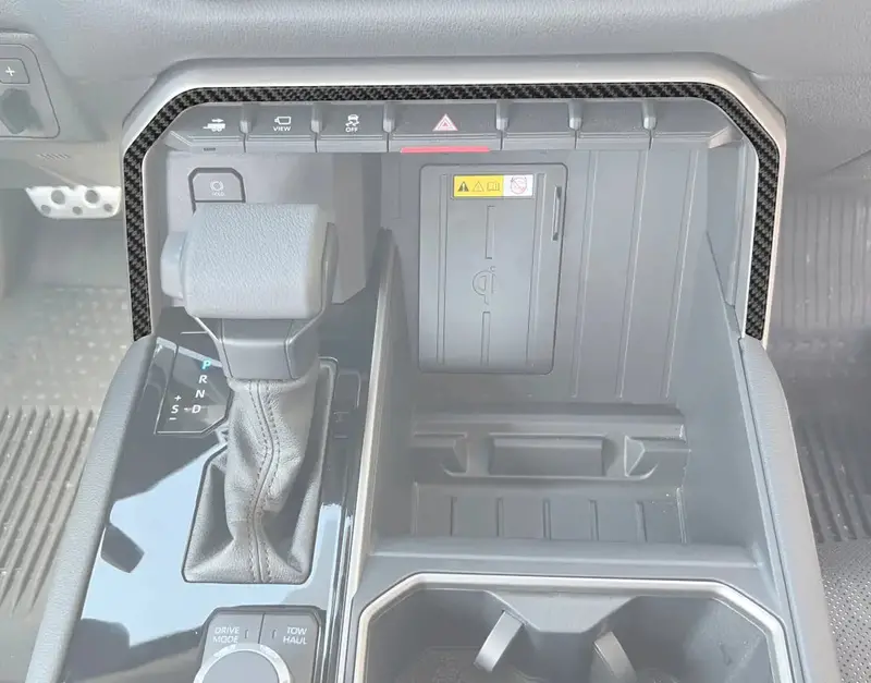 Upper Center Console Line Accent Trim Fits 2022-2026 Toyota Tundra & 2023-2026 Toyota Sequoia 1