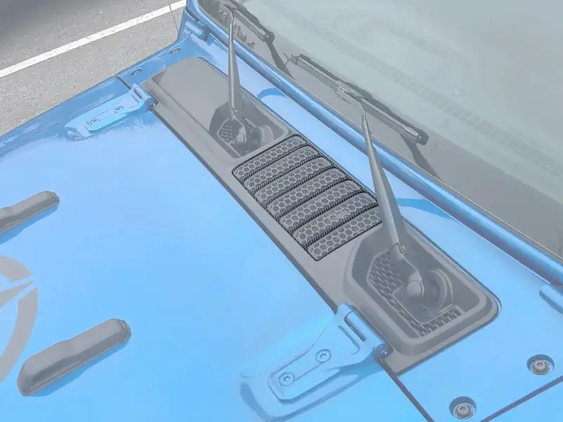 Upper Cowl Center Vent Overlay Fits 2019-2026 Jeep Gladiator 1