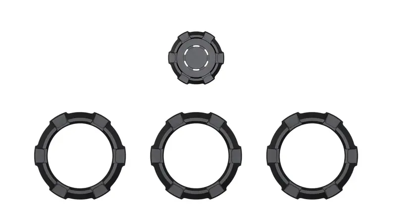 V2 Radio Knob + Drive Mode Knob + Climate Knobs (For 2024+ Tacoma / 2025+ 4Runner) - Black 1