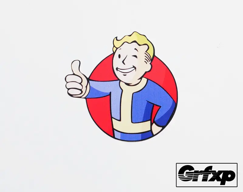 Vault Boy Printed Sticker 1