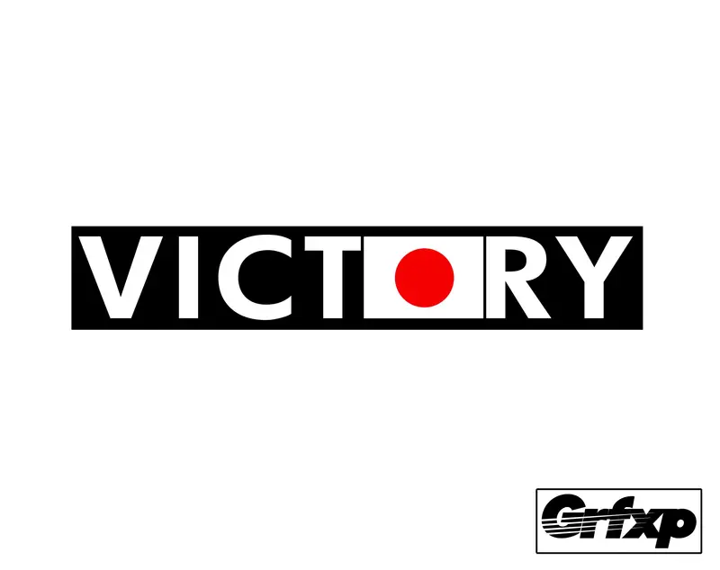 Victory Japan Printed Sticker 1