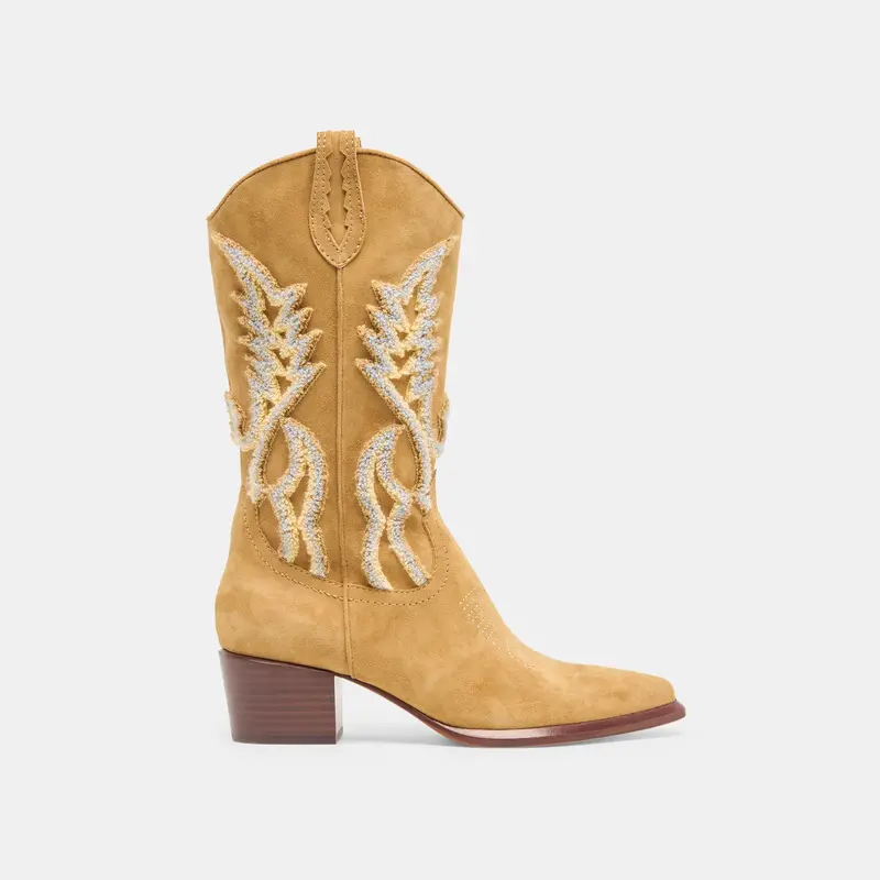 Vila Boots Caramel Suede 1