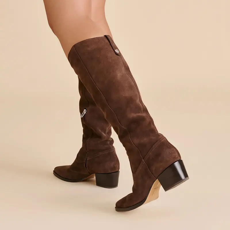 Virona H2o Boots Dk Brown Suede 10