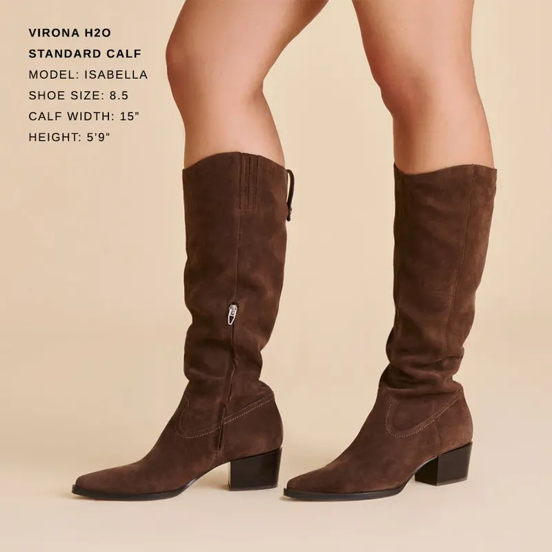 Virona H2o Boots Dk Brown Suede 13