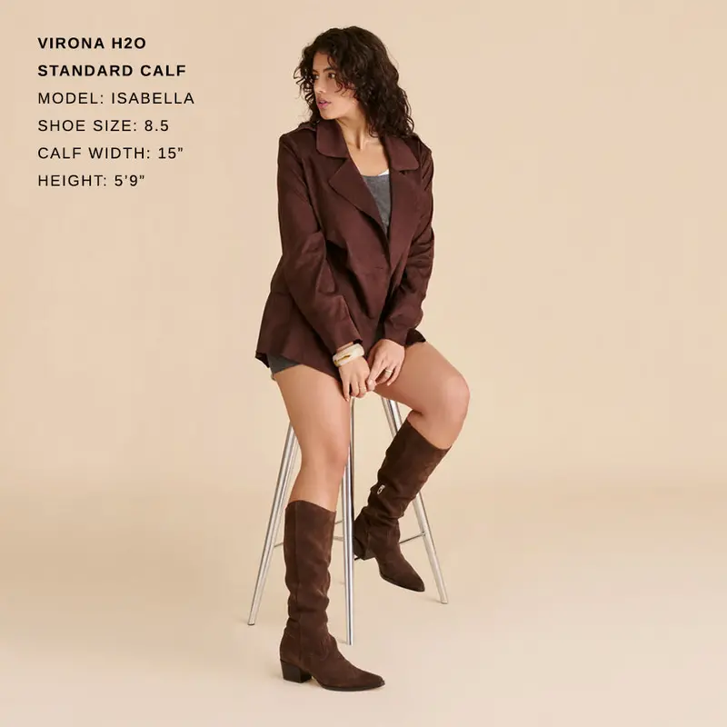 Virona H2o Boots Dk Brown Suede 4