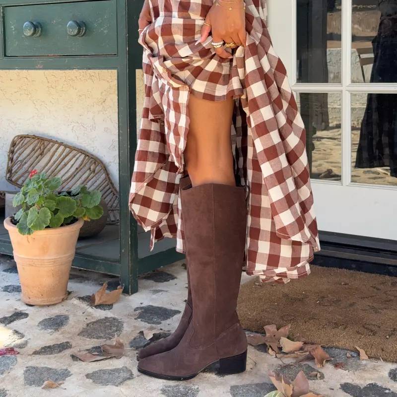 Virona H2o Boots Dk Brown Suede 8