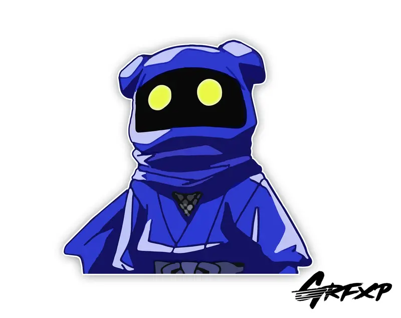 Vivi Peeker Printed Sticker 1