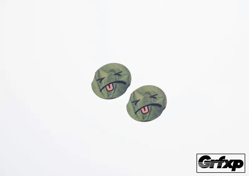 Wa2000 Smiley Printed Sticker (Two Pack) 1