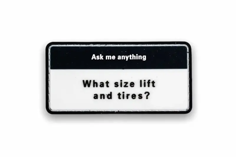 What Lift And Tires Patch 1
