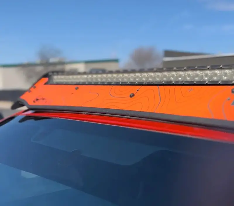 Wind Deflector Vinyl Wrap for Roof Racks