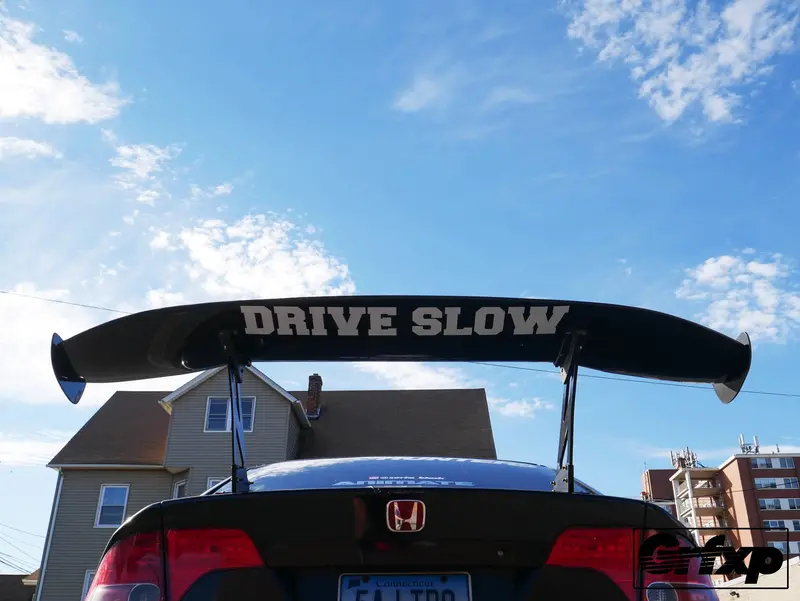 Wing / Spoiler Custom Vinyl Graphic 1