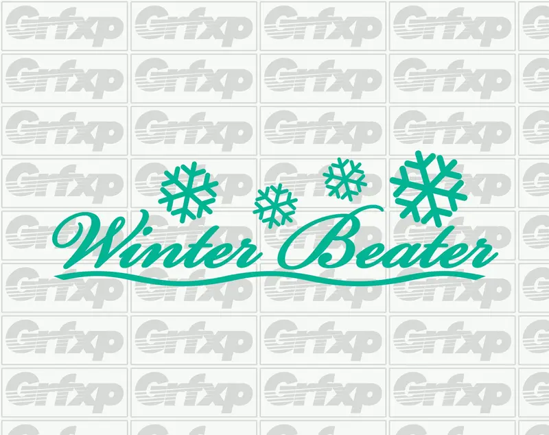 Winter Beater Sticker 1