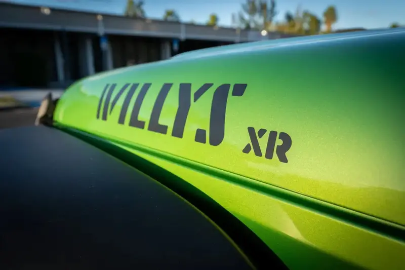 Xr Stencil Style Hood Decals For 2022+ Wrangler Willys Xtreme Recon 1