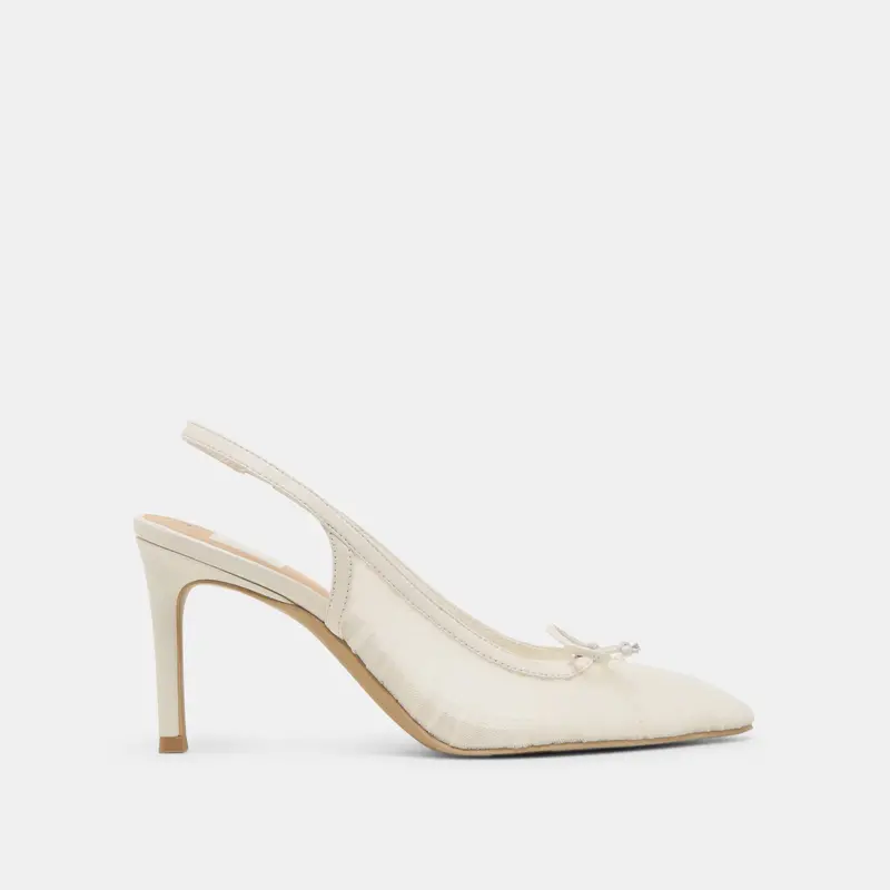 Yela Heels White Tulle - Re:Vita 1