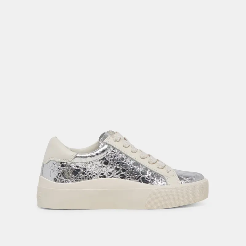 Zayn 360 Sneakers Silver Distressed Leather - Re:Vita 1