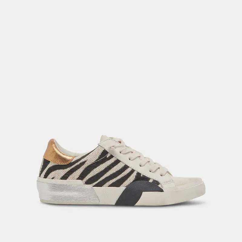 Zina Sneakers Zebra Fabric 1