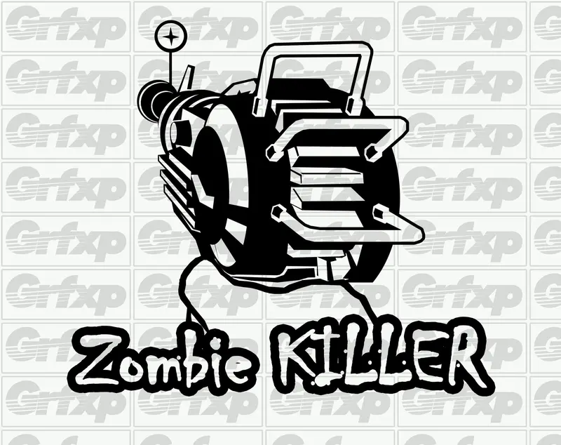 Zombie Killer Sticker 1
