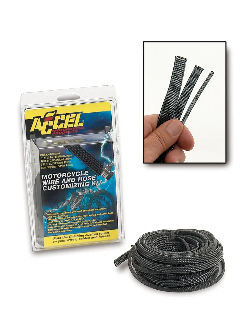Accel 2007Cr Hose/Wire Sleeving Kit 1