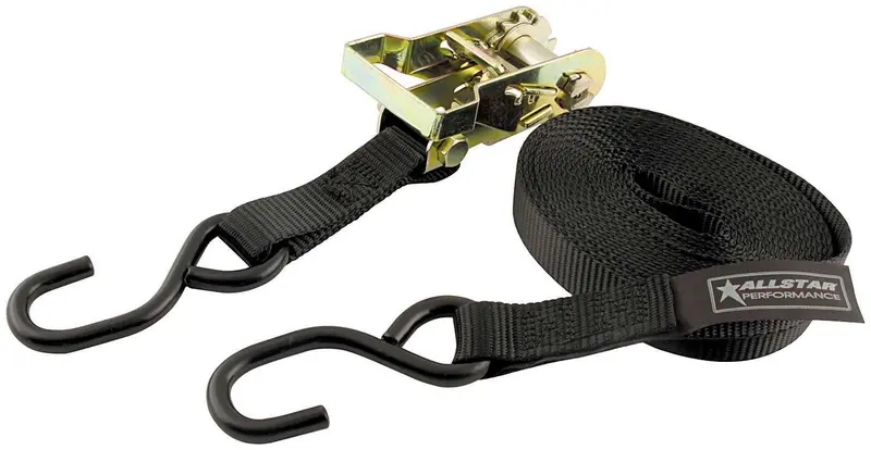 Allstar Performance Heavy-Duty Ratchet Strap – 16Ft × 1In, Wide-Grip Handle, Part #10182 1