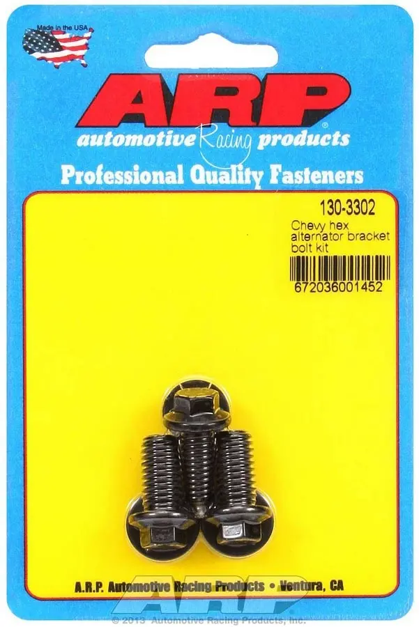 Arp 130-3302 Gm Alternator Bracket Bolt Set – Hex-Head, High-Strength Fasteners For Oe Fitment 1