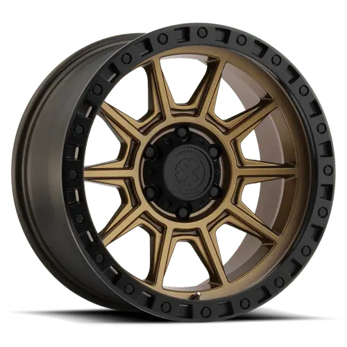 Atx Series Ax20289050600 Alloy Wheel – 18X9 Inches, 5X5.0 Bolt Circle, Matte Black Lip, Zero Offset 1