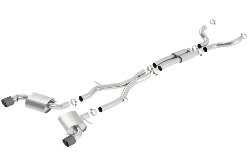 Borla S-Type Cat-Back Exhaust System – Aggressive Sound And Improved Flow (Model 140689Cf) 1