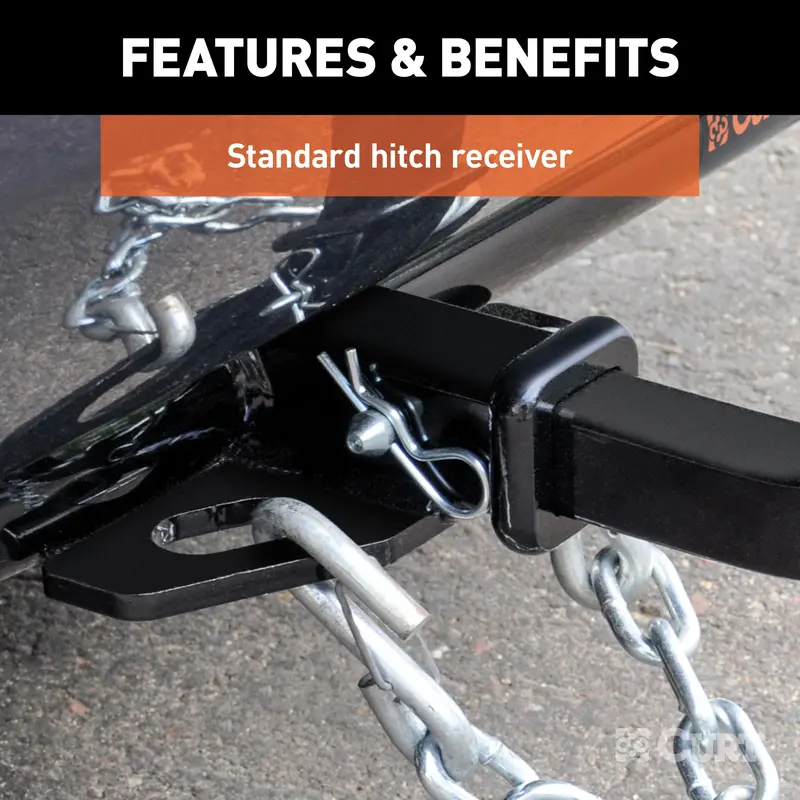Curt Class 2 Trailer Hitch With 1-1/4-Inch Ball Mount – Compatible With Select Lincoln Ls Models 1