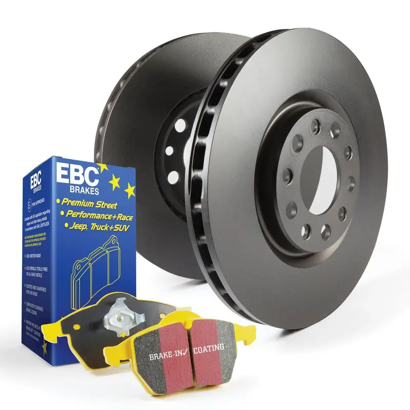 Ebc Brakes S13Kf1757 Performance Brake Kit – Yellowstuff Pads And Rk Series Rotors 1