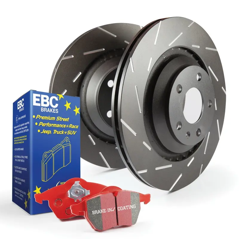 Ebc S4Kf1529 Redstuff Brake Kit With Usr Slotted Rotors (Front Or Rear) 1