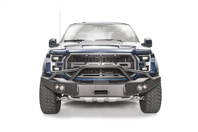 Fab Fours Ff17-H4352-B Premium Paintable Winch Bumper – Includes Pre-Runner Guard & Awsl Mounting 1