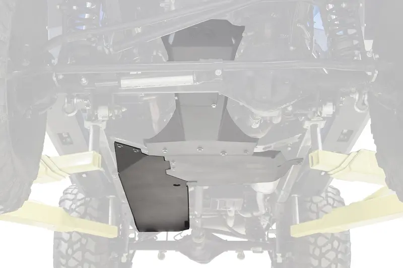 Fab Fours Jk3030-B Uncoated Gas Tank Skid Plate For Jeep Jk – Paintable Steel Construction 1