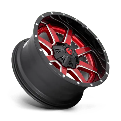 Fuel D250 Forged Alloy Wheel – 20X10 Inches, 8X6.5 Bolt Pattern, -19Mm Offset, Gloss Red Finish 1