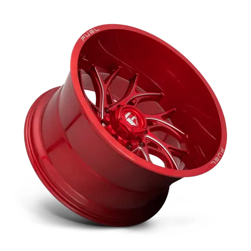 Fuel D742 20X10 Inch Gloss Red & Machined Lip Wheel – 6X135 Bolt Pattern, -18Mm Offset 1