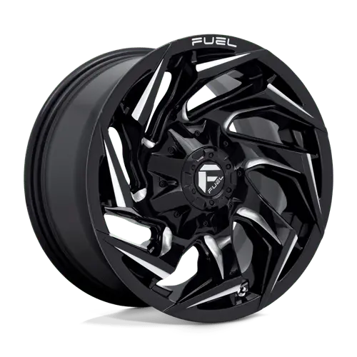 Fuel D753 22X12X5 Wheel – Gloss Black Machined Lip, -44Mm Offset, 5X4.5/5.0 Bolt Pattern 1