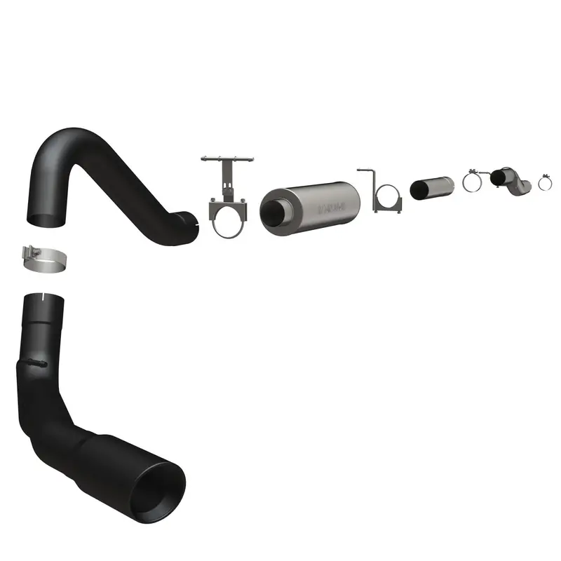 Magnaflow 17018 Black Series 4-Inch Diesel Cat-Back Exhaust System 1